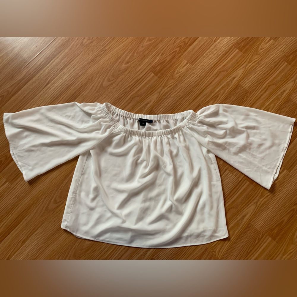 French Connection off the shoulder flowy top